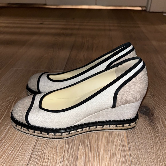 Chanel grey espadrilles wedges - Picture 4 of 5